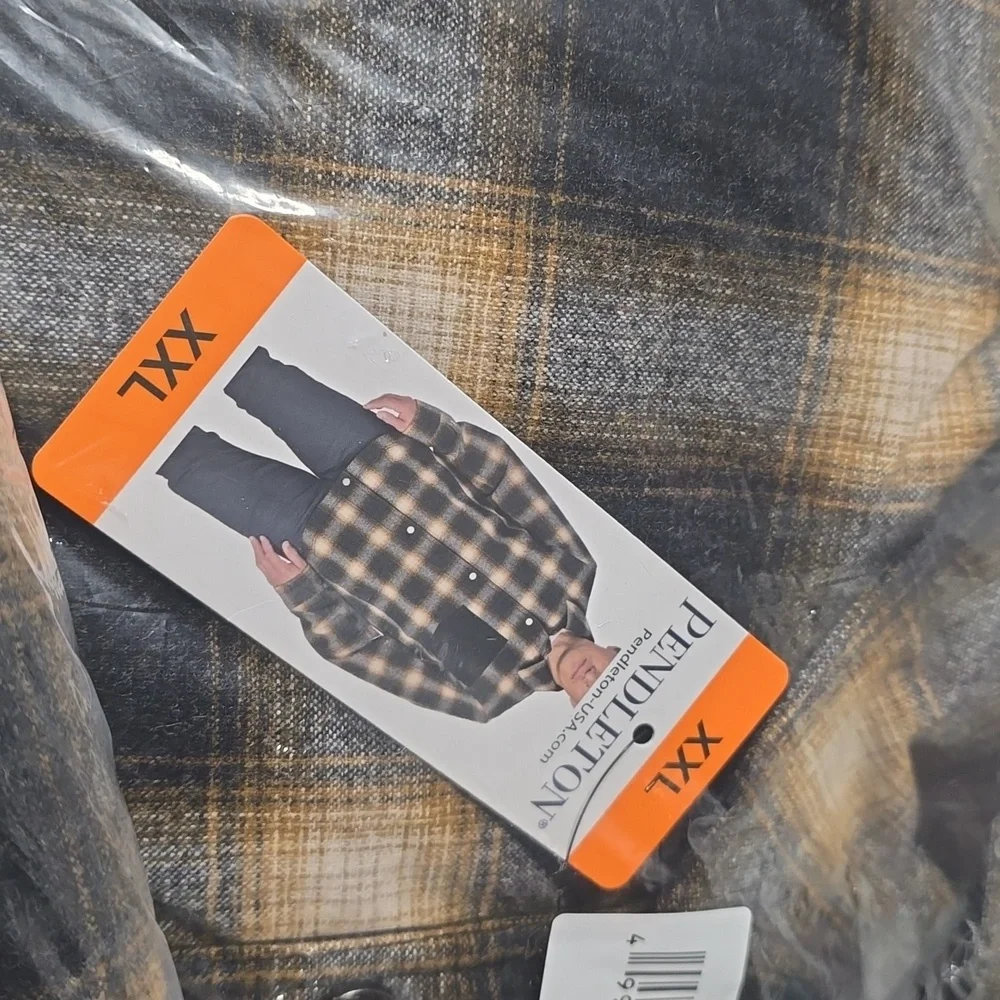 Pendleton Men’s Wool Blend Shirt Jacket nwt gray